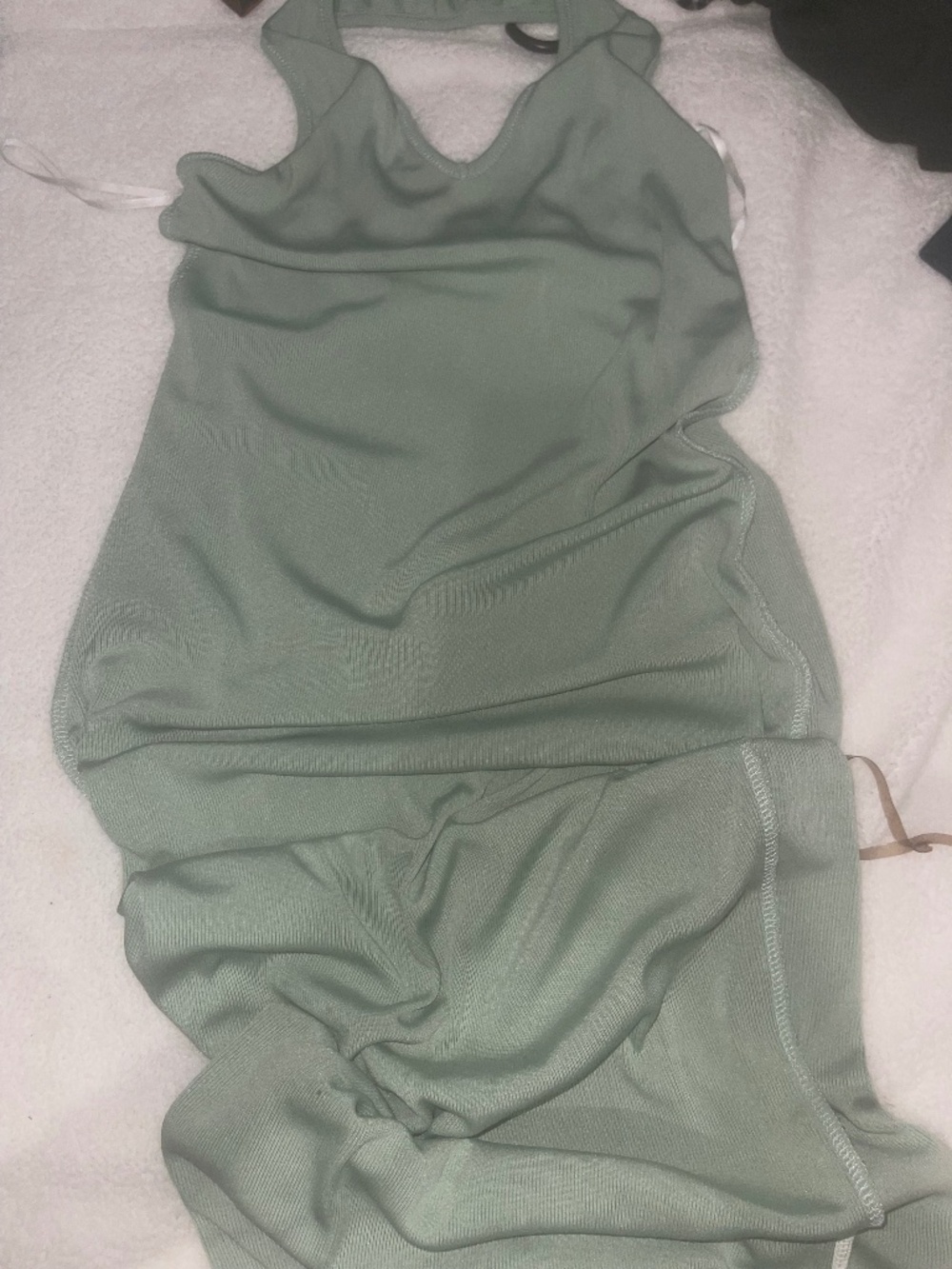 Long Green Dress